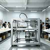 Impresora 3D Industrial FDM de Marco Abierto, Automática, Nueva, 1 Año de Garantía, Gran Volumen de Impresión 1000*1000*1000mm, Alta Velocidad, Filamento de 2.85/3.5mm