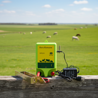 HPS FENCE HPSA200 Zware, waterdichte elektrische afrasteringsenergizer met 3-traps uitgang & pulsindicator voor zwaar buitengebruik