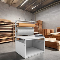Banc de travail professionnel Bodur en acier laminé à froid personnalisable avec étagère supplémentaire, plateau de table W1200xD940mm, emballage logistique d'usine facile