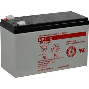 <strong>NP7</strong>-<strong>12</strong>/250 <strong>Battery</strong> Products <strong>BATTERY</strong> LEAD ACID 12V 7AH <strong>NP7</strong>-<strong>12</strong>/250 - Product Image 1