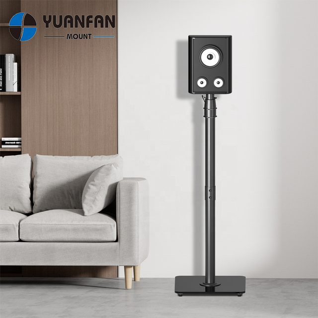 SFM001 2 Packs Height Adjustable Bookshelf Speaker Stands Set Speaker Support Stand Pair for Universal Satellite Speakers