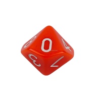 Dés à 10 faces en acrylique personnalisés D10 pour jeux de rôle (D&D) - Dés à 10 chiffres (0-9)