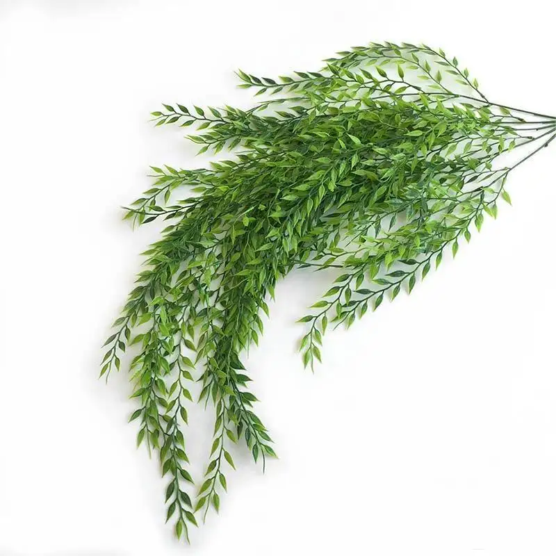 DESITA fabbrica a basso prezzo artificiale verde felce foglie di erba pianta di plastica per la casa giardino decorazione di nozze erba persiana