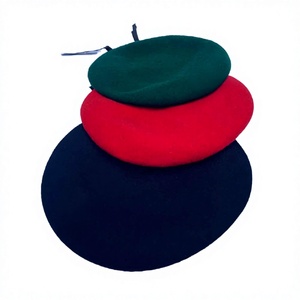 Venta al por mayor mejor diseño personalizado 100% lana logotipo personalizado boina ceremonial gorras sombreros venta en Pakistán - Product Image 1