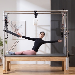 لومين متين من خشب البلوط سرير تدريب مصلح كاديلاك & بيلاتيس مع مجموعات أرجوحة محمولة وقابلة للتعديل لصحة الجسم المثلى - Product Image 3