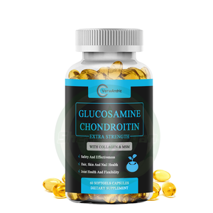 Cápsulas de cápsulas blandas de glucosamina condroitina OEM con suplementos de colágeno <span class=keywords><strong>y</strong></span> <span class=keywords><strong>magnesio</strong></span> para la salud de las articulaciones <span class=keywords><strong>y</strong></span> la piel de los adultos - Product Image 1