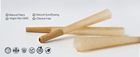 Yuyang 70/84/98/109mm Cônes en papier kraft de qualité supérieure en pâte de bois, faits à la main, écologiques, biodégradables, jetables, de qualité alimentaire, en rouleau, pour DIY