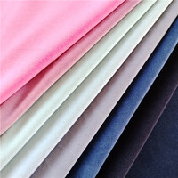 Super doux brossé poly spandex tissu court peluche bébé vêtements textiles de maison tissu brossé tissu