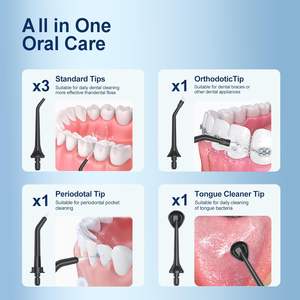 Hydropulseur dentaire professionnel portable sans fil 400 ml pour le nettoyage buccal en gros - Product Image 2