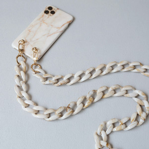 Catenella Universale in Acrilico per Telefono, Supporto per Custodia Cellulare con <span class=keywords><strong>Tracolla</strong></span> <span class=keywords><strong>a</strong></span> Catena, Cinghia per Telefono Cellulare - Product Image 4