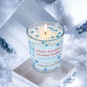 Bougies d'anniversaire modernes et élégantes pour femmes et meilleures amies - Cire de soja naturelle, pot en verre, parfum vanille, coffret cadeau - Product Image 6