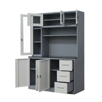 Armoire de rangement, 1 pièce, Buffet de cuisine moderne avec balancelle, étagère pour micro-ondes