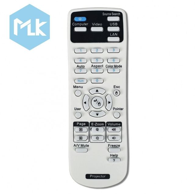 MLK Use for Epson Projector Remote Control EX5220 EX3220 725HD EX3220