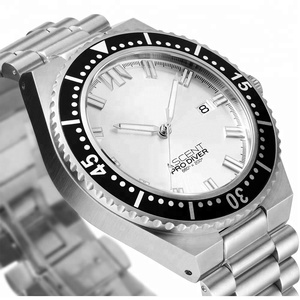 Relojes de pulsera mecánicos de lujo de diseñador para hombre, acero inoxidable 316L de alta calidad, resistente al agua, logotipo personalizado, cuero ovalado de 20mm - Product Image 4