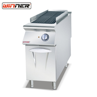 Grill électrique commercial pour la cuisson des steaks, grill à pierres volcaniques pour cuisines et restaurants