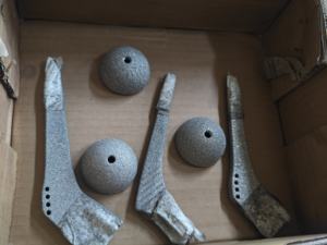 Perangkat fiksasi eksternal Internal ortopedi Motor lapisan logam semprotan Plasma implan gigi sendi tulang buatan - Product Image 3