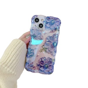 Funda de Teléfono TPU con Diseño de Flores Pintadas al Óleo para 17 <span class=keywords><strong>Pro</strong></span> Max y 12 <span class=keywords><strong>Pro</strong></span>/11, Diseño Animal, Antigolpes, Bloqueador de Luz Azul - Product Image 5