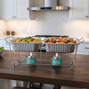 6 Hrs Burning Time Wick DEG <strong>Chaffing</strong> <strong>Fuel</strong> Can Burner Tabletop Fireplace Cooking Buffet Wick <strong>Fuel</strong> - Product Image 5