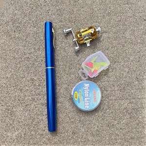 Portable Mini Telescopic <strong>Fishing</strong> <strong>Rod</strong> 4 Colors 1m 1.6m <strong>Pen</strong> <strong>Rod</strong> with Drum Reel Lure Set - Product Image 2