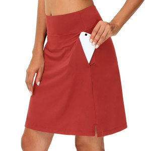 Rok tenis panjang kualitas tinggi menyerap kelembapan Label pribadi kustom grosir - Product Image 6