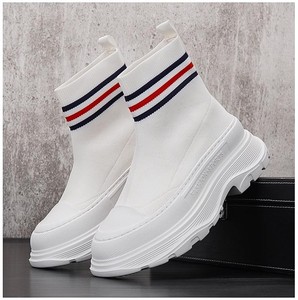 New High Cut Thick Sole <b>Height</b> <b>Increasing</b> Outdoor Fashion Casual <b>Shoes</b>, Fashionable Socks <b>Shoes</b>, Mesh Breathable Men's <b>Shoes</b> - Product Image 2