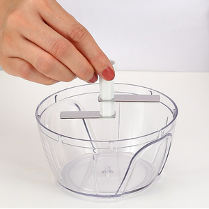 ขายตรงจากโรงงาน เครื่องหั่นอาหารอเนกประสงค์ขายดีที่สุด เครื่องบดกระเทียมแบบมือหมุนขนาดเล็ก - Product Image 3