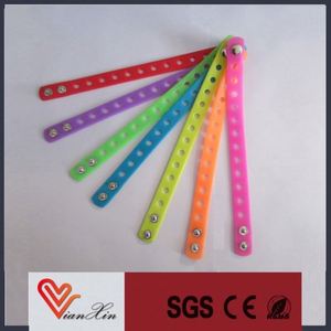 Eco-friendly PVC Soft Hospital <b>Bracelet</b> Vinyl Wristband Made in China Sport and Fashion Plastic Material - Product Image 4
