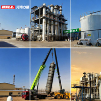 Machine de recyclage d'huiles usagées : transforme l'huile de pyrolyse plastique, l'huile de moteur et les hydrocarbures bruts en diesel ou en essence, durable et performante.