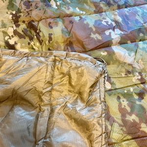 Camo <b>Sleeping</b> Bag Poncho Liner Nylon Tactical <b>Blanket</b> Woobie with Zipper for Camping Hunting Hiking - Product Image 3