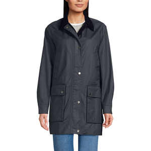 Cappotto da <span class=keywords><strong>Donna</strong></span> Classico in Cotone Cerato 100% Twill, Semi-Aderente con Spacchetti Laterali, Polsini con Bottoni a Pressione e Chiusura Frontale Completa, con Tasche - Product Image 2