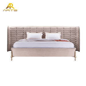 Lussuosi letti singoli King/Queen-Size di alta qualità imbottiti <span class=keywords><strong>per</strong></span> Villa camera da <span class=keywords><strong>letto</strong></span> o appartamento mobili <span class=keywords><strong>per</strong></span> <span class=keywords><strong>dormire</strong></span> - Product Image 3