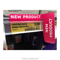 Estante de supermercado personalizado, potenciadores Wobblers, colgantes, Soporte de etiquetas, estante hablador, pantalla de precio con etiqueta de precio electrónica