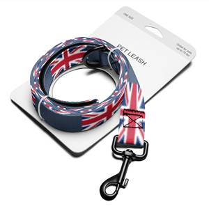 Correa de perro inglesa Union Jack, accesorios del orgullo británico, equipo para mascotas con bandera del Reino Unido para perros y gatos - Product Image 3