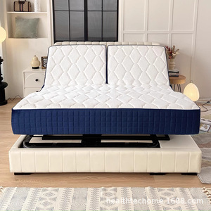 Smart Massage Mattress Electric Adjustable Split Bed Mattress <b>For</b> Bedroom Double Bed With Voice <b>Control</b> And <b>Remote</b> Lifting - Product Image 3