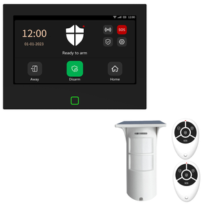מערכת אזעקה ביתית חכמה HS-AP30 GSM Wi-Fi מחומר פלסטי, מותג SICUREZZA, אפליקציית Tuya & Homekit, זיהוי אש ודלת אש - Product Image 2