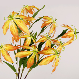 Flores de Lirio Artificiales de Seda, Alta Simulación, Decoración para Bodas y Hogar - Product Image 2