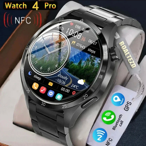 นาฬิกาอัจฉริยะ NFC 360*360สำหรับผู้ชายหน้าจอคมชัดระดับ HD นาฬิกาอัจฉริยะ IP68กันน้ำได้ระบบตรวจจับการโทรผ่านบลูทูธแบบ G4 - Product Image 1