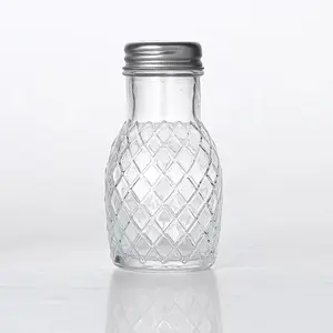 Glass pepper bottle kitchen seasoning jar spice bottle cap with hole shaker glass bottle