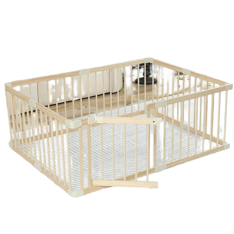 Large Wooden Baby Play Enclosure Suitable
