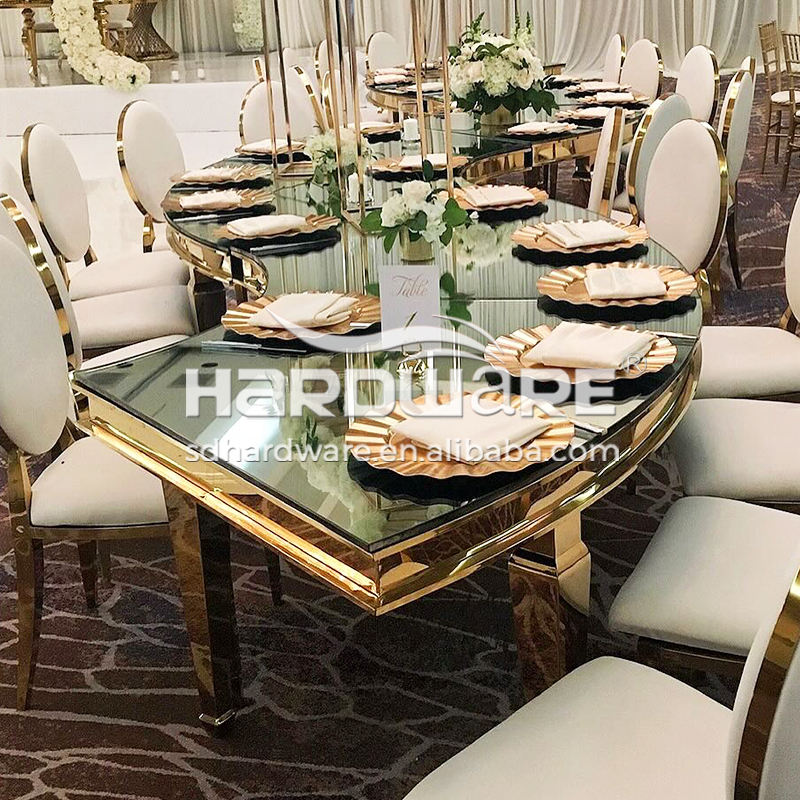 Vendita calda moderna ristorante di lusso tavolo da pranzo Set