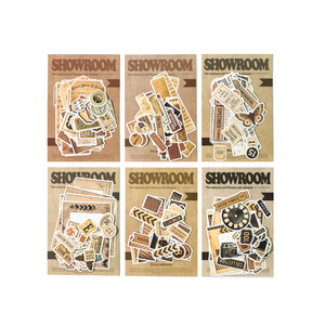 Paquete de 40 Hojas de Pegatinas de Material Vintage para <span class=keywords><strong>Collage</strong></span> Básico, Manualidades, Diario, Cuaderno, Suministros de <span class=keywords><strong>Arte</strong></span>, Papelería, Regalos - Product Image 5