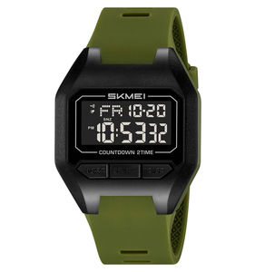 Montre numérique unisexe Skmei 2617 en gros, bracelet en silicone à bas prix, étanche 5 ATM, chronographe, alarme, montre sport - Product Image 1