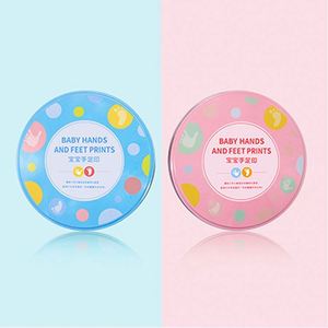 Kit de moulage de ventre et d'empreintes de mains et de pieds pour bébé, avec cadre photo, en argile sans encre, kit souvenir - Product Image 6