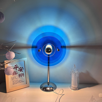 terbenam modern, lampu pelangi untuk kamar tidur, Kedai Kopi, dekorasi latar belakang, streaming langsung, USB, lampu pelangi