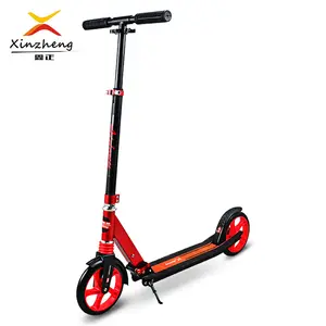 Xinzheng New Hai 200 Mét Pu Bánh Xe Nhôm Gấp Người Lớn Đá Xe Tay Ga Nhôm Thép Người Lớn Chân Scooter Cho Trẻ Em Thiếu Niên