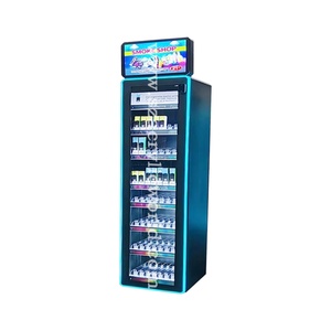 Exhibidor Refrigerado para Bolsas de Nicotina, Vitrina Vertical con Puerta de Vidrio e Iluminación LED para Tiendas de Tabaco - Product Image 1
