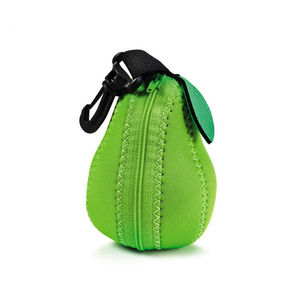 Sac à déjeuner portable pour enfants, motif silhouette de fruits de dessin animé mignon, en néoprène, style japonais moderne, étanche, avec fermeture éclair, anti-écrasement - Product Image 2