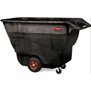 Bidone per rifiuti Rubbermaid Commercial da 800 L con sistema di ribaltamento per uso esterno - Product Image 1