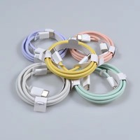 Kabel Data USB C 1m untuk iPhone 15 16 17 Air Pro Plus Max Kabel Pengisian Cepat USB C ke Tipe C Kabel PD Jalinan Nilon