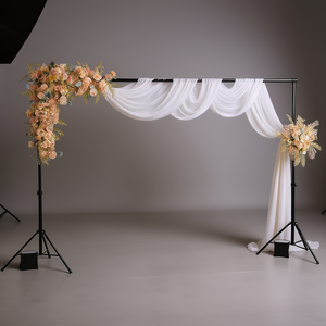 Kit de support de fond photo portable réglable 6,5 x 10 pieds en métal robuste pour mariage, vidéo, studio, fête, écran de projection - Product Image 2